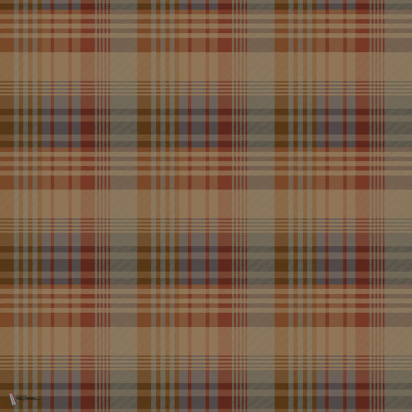 Mulberry Ancient Tartan Tapete in Red/Blue von Mulberry