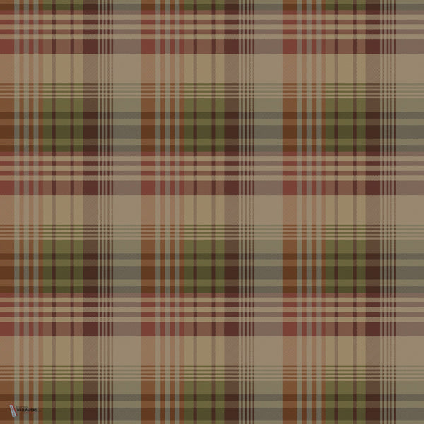 Mulberry Ancient Tartan Tapete in Red/Plum von Mulberry