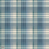 Mulberry Ancient Tartan Tapete in Teal von Mulberry
