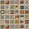 Naval Ensigns behang in Red/Plum van Mulberry