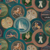 Sporting Life Tapete in Teal von Mulberry