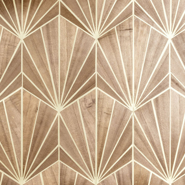 Mythique wallpaper in Chene Clair Or by Casamance