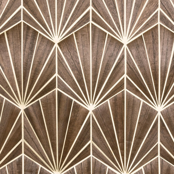 Mythique wallpaper in Chene Fonce by Casamance