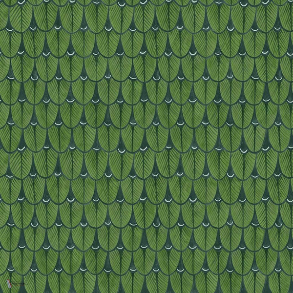 Narina behang in Leaf Green van Cole & Son