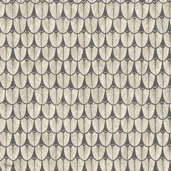 Narina behang in Soot & Snow van Cole & Son
