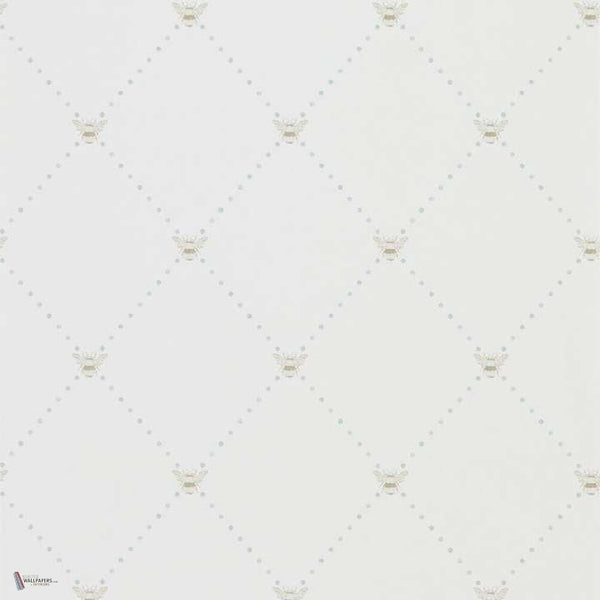 Nectar behang in Mineral/Dove van Sanderson