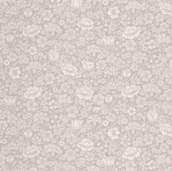 Spring Flowers behang-behang-Little Greene-French Grey-Rol-Selected Wallpapers & Interiors
