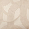Odeon wallpaper in Ivoire Argent by Casamance