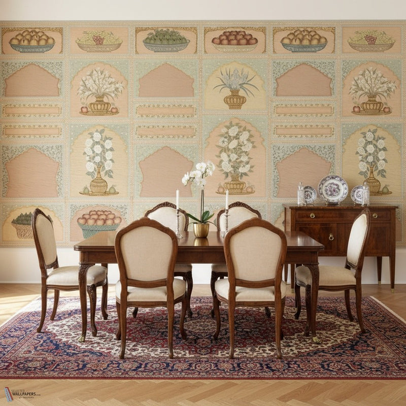 Ottoman Screen wallpaper by Iksel — styled in a classic interior