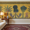 Palermo Landscape Tapete von Iksel — inszeniert in einem klassischen Interieur