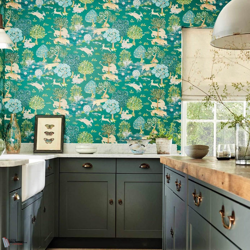 Pamir Garden papier peint de Sanderson