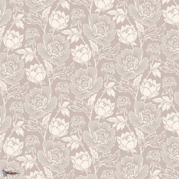 Peony behang in Elephant's Breath van Farrow & Ball
