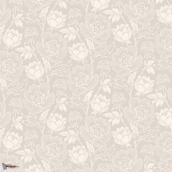 Peony behang in Skimming Stone van Farrow & Ball