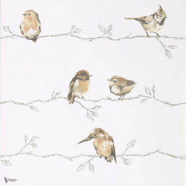 Persico behang in Neutral/Chalk van Harlequin