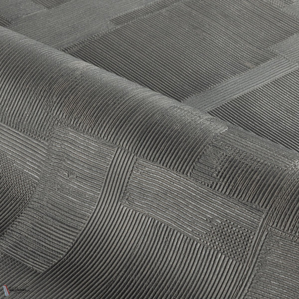 Pienza wallpaper in Anthracite by Casamance