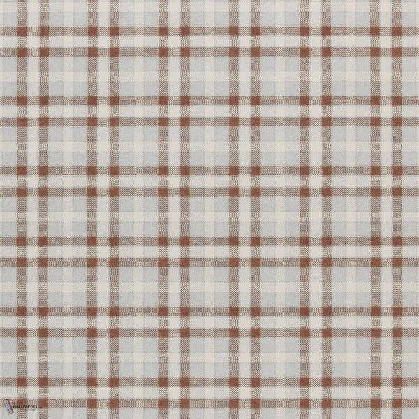 Carlow wallpaper in Burnt Orange by Pierre Frey