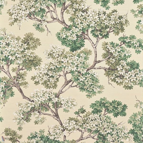Courtine wallpaper in Fin d'Été by Pierre Frey