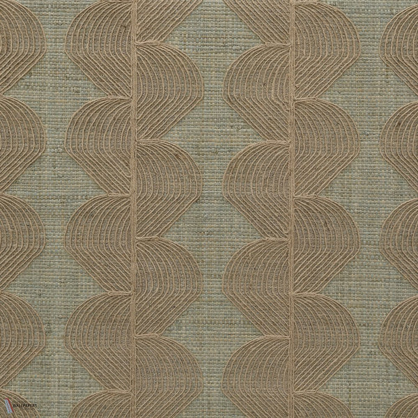 Derry wallpaper in Vert De Gris by Pierre Frey