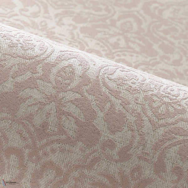 Fili behang in Rose van Pierre Frey detail