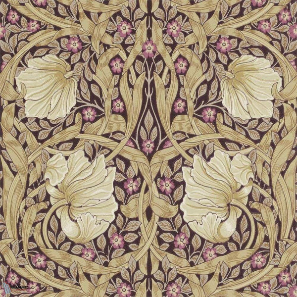 Pimpernel wallpaper in Fig/Sisal van Morris & Co