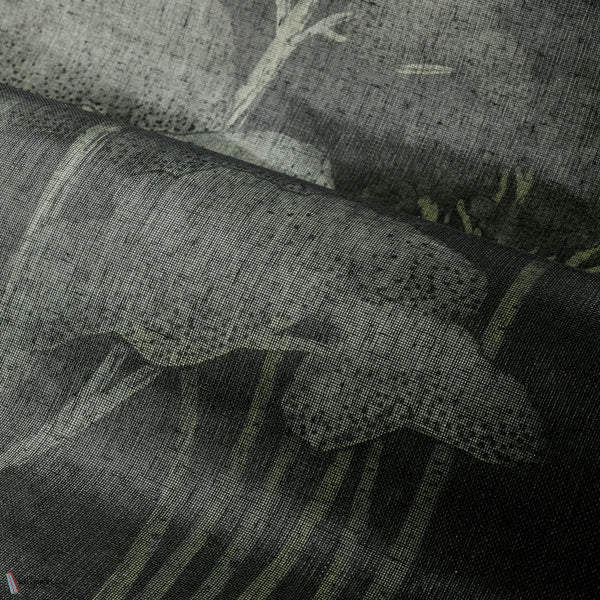 Pinarello wallpaper in Carbone Vert by Casamance
