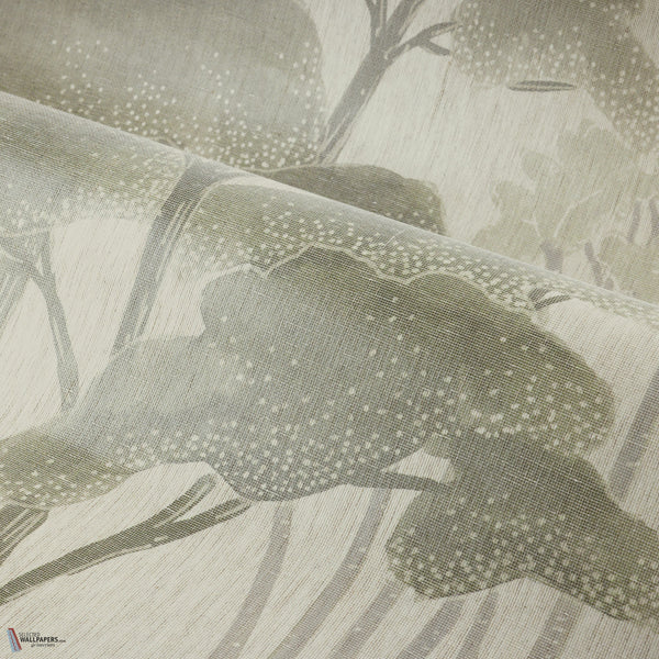 Pinarello wallpaper in Sable Vert by Casamance