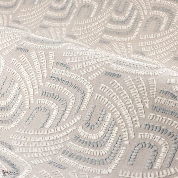 Piquey wallpaper in Bleue Craie by Casamance