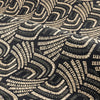 Piquey wallpaper in Noir Taupe by Casamance