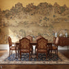 Procession wallpaper by Iksel — styled in a classic interior