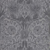 Pure Honeysuckle & Tulip wallpaper in Black Ink van Morris & Co