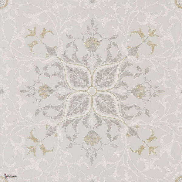 Pure Net Ceiling wallpaper in Stone/Chalk van Morris & Co
