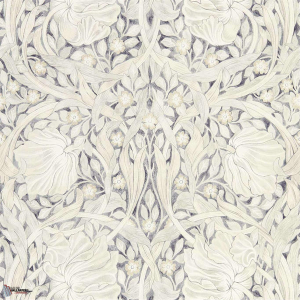 Pure Pimpernel Tapete in Black Ink van Morris & Co