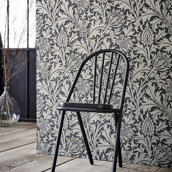 Pure Thistle behang van Morris & Co