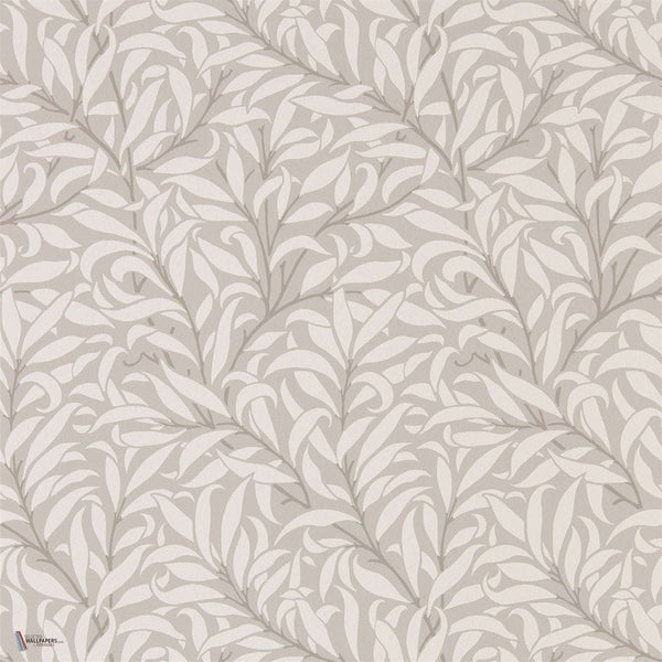 Pure Willow Bough wallpaper in Dove/Ivory van Morris & Co