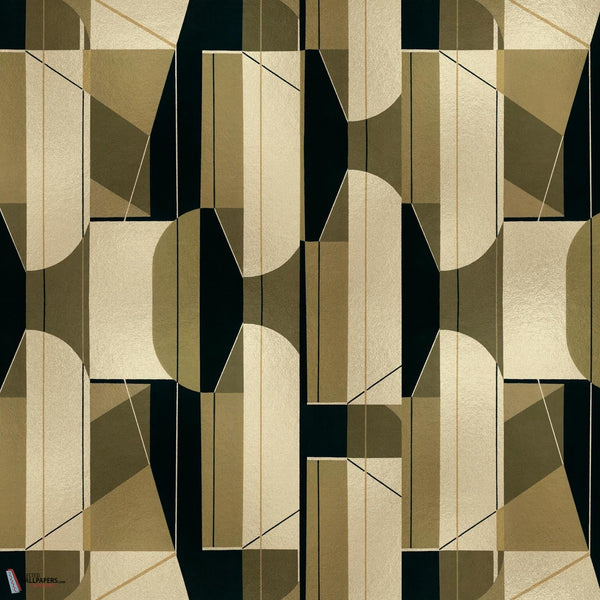 Pythagoras behang-Coordonne-Gold-Metallics-M2-Selected Wallpapers-Interiors