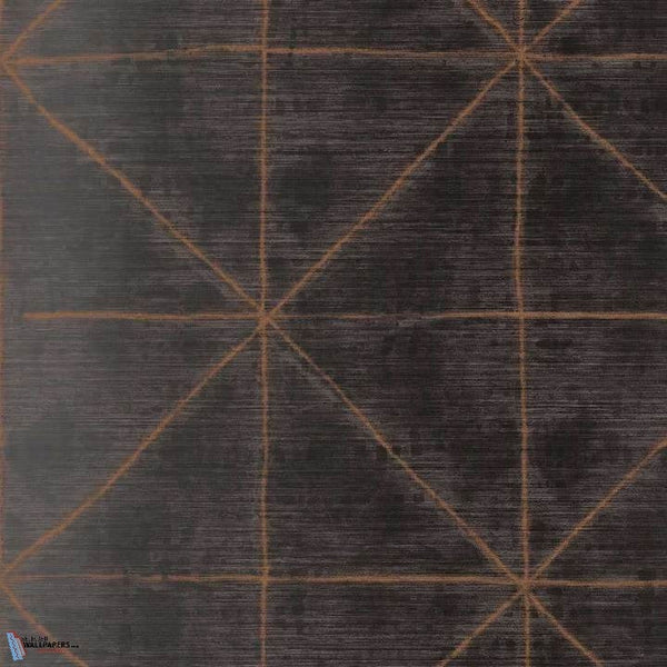 Quantum behang in Anthracite van Texam