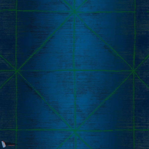 Quantum behang in Blue van Texam