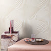 Raggiera wallpaper sfeerbeeld in Pumice by Masureel