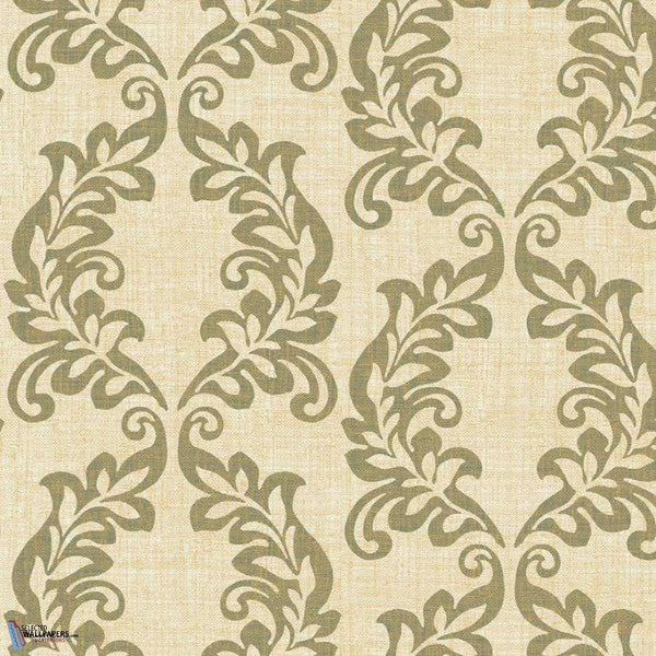 Reef Damask behang in Armour Gray van Texam
