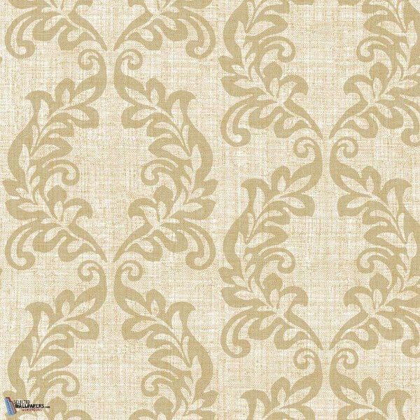 Reef Damask behang in Sesame van Texam