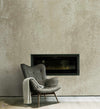 The Pebbel wallpaper in Lime van Daisy James — interieur