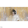 The Pink Sooph 2.0 Tapete in Gold van Daisy James — volledig ontwerp