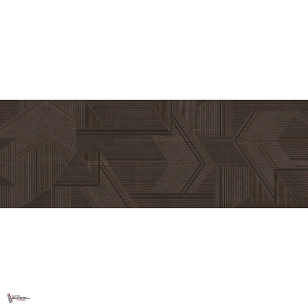 The Frame Tapete in Brown van Daisy James — volledig ontwerp
