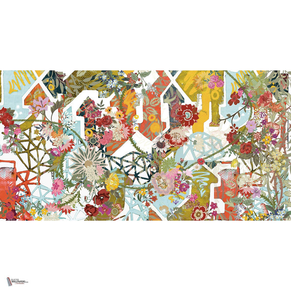 The Clear wallpaper in Multicolour van Daisy James — volledig ontwerp