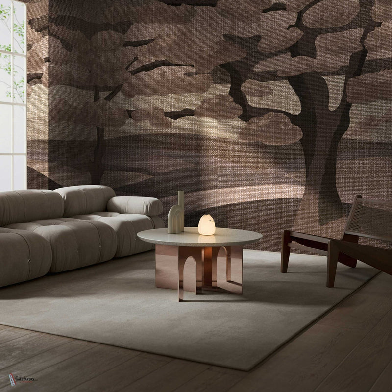The Ilex papier peint en Brown de Daisy James — intérieur