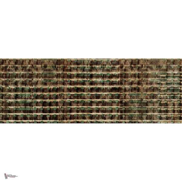 The Array Tapete in Brown van Daisy James — volledig ontwerp