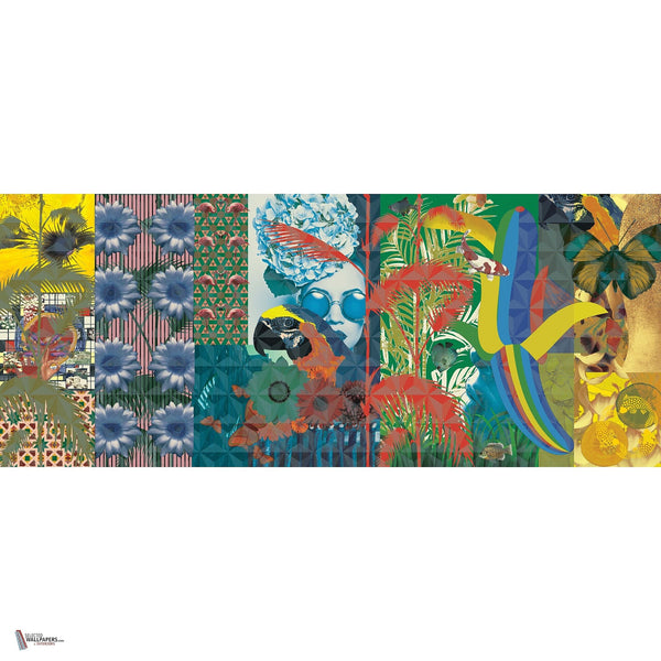 The Flash wallpaper in Multicolour van Daisy James — volledig ontwerp