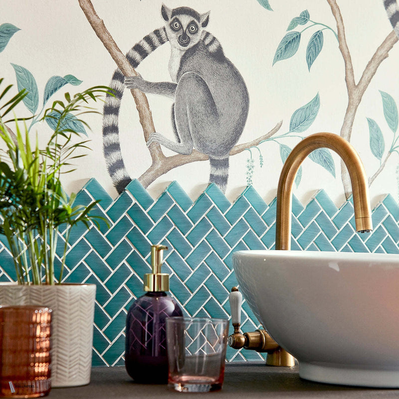 Ringtailed Lemur papier peint de Sanderson