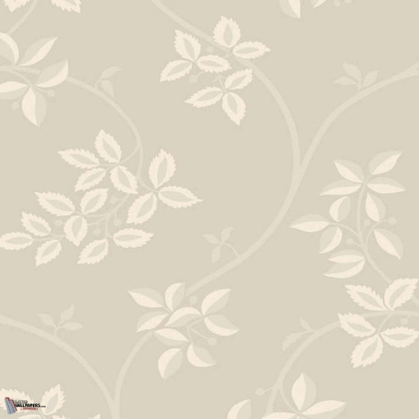 Ringwold behang in Shaded White van Farrow & Ball