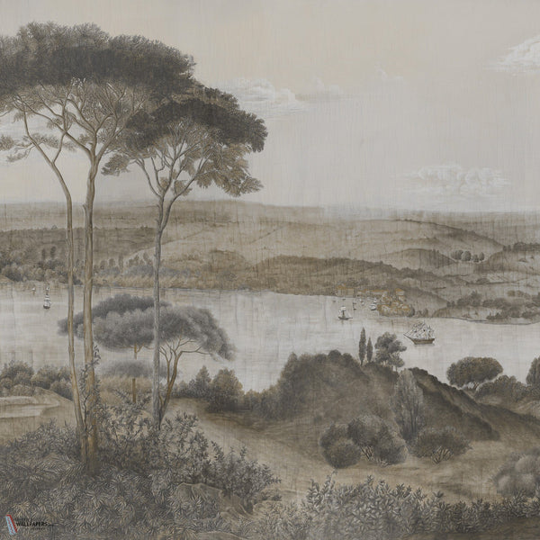 Romantic Bosphorus Tapete von Iksel — Sepia Tones, detail